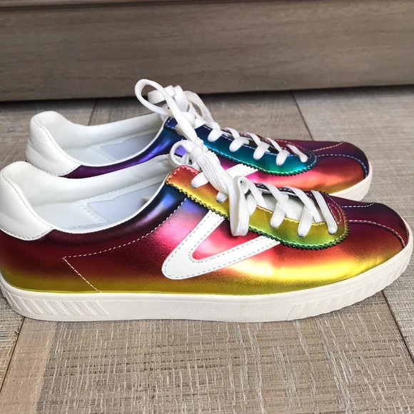 rainbow tretorn sneakers
